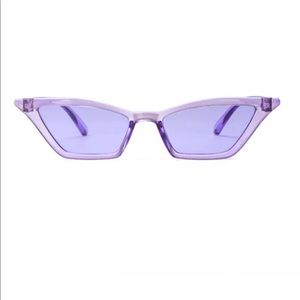 90s y2k style purple sunglasses